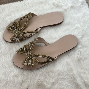 Sophia Webster Women's Gold Embellished Sandals